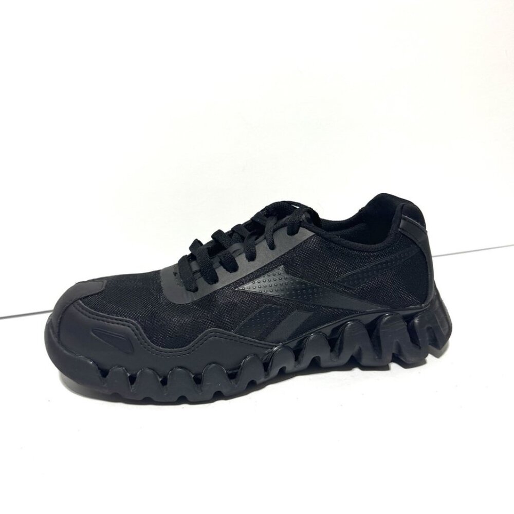 Reebok Womens Zig Pulse Work Sneakers Black Size 8.5 M
